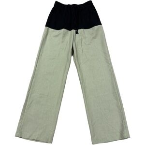 Topshop Black Elastic Waist Pants